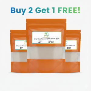 Buy 2 Get 1 Free – Pure Harvest Sada Chandan Powder (সাদা চন্দন গুঁড়া) – 100gm