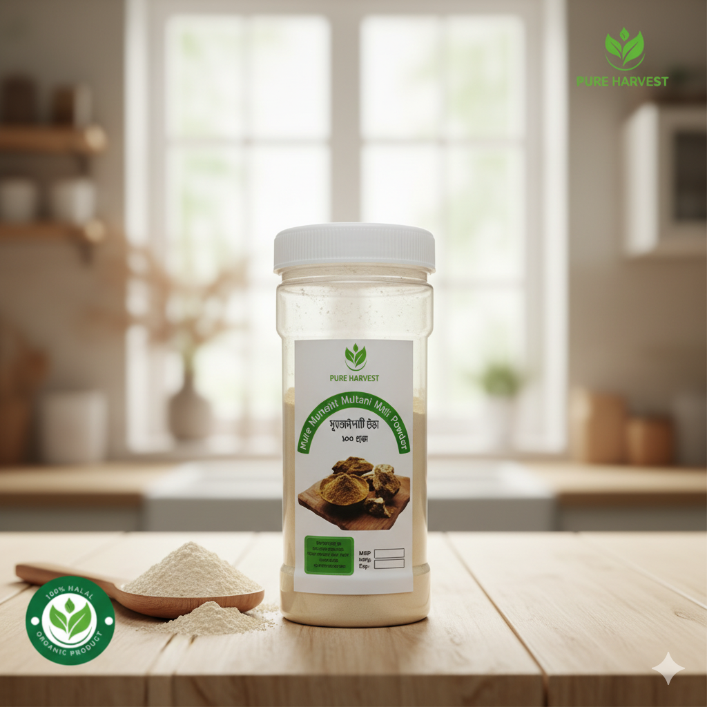 Pure Harvest Fuller’s Earth (মুলতানি মাটি গুঁড়া) - 100gm