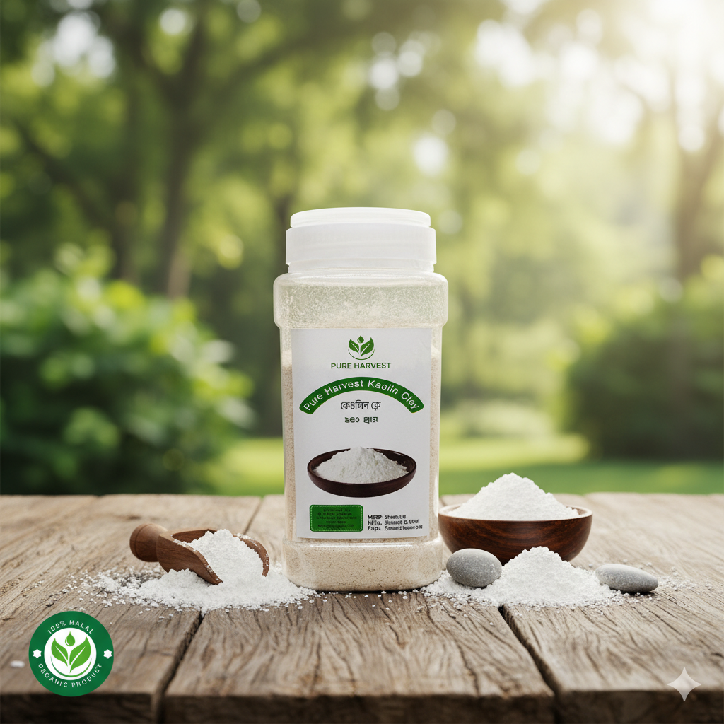 Pure Harvest Kaolin Clay ( কেওলিন ক্লে ) - 250gm