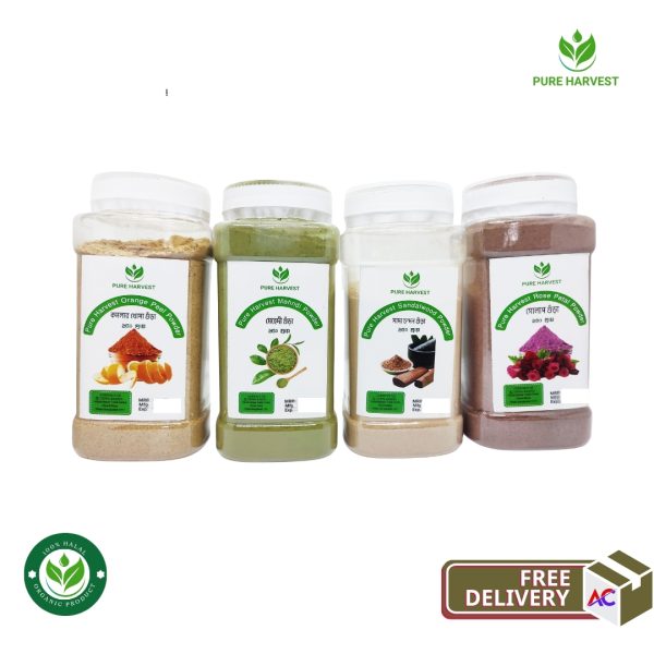 PURE HARVEST Natural Beauty (Combo Pack 04) – 100% Organic Skincare Combo