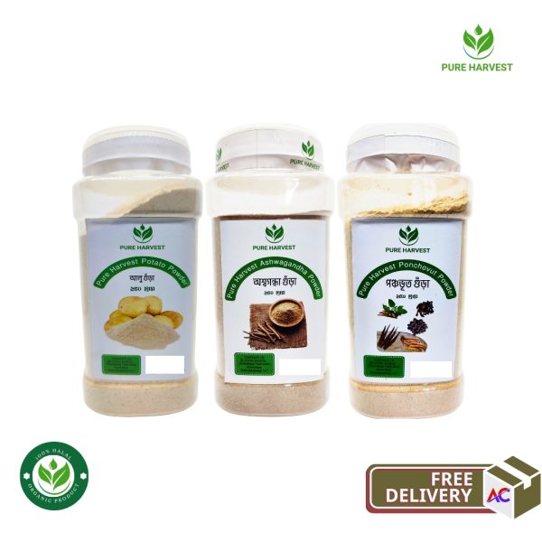 Pure Harvest Wellness Combo – 3 in 1 Natural