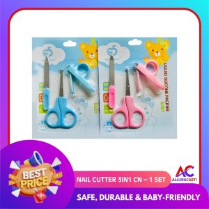 Nail Cutter 3in1 CN – 1 Set | Safe, Durable & Baby-friendly