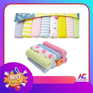 Baby Towels Set – 8 Pieces | Soft, Absorbent & Skin-friendly
