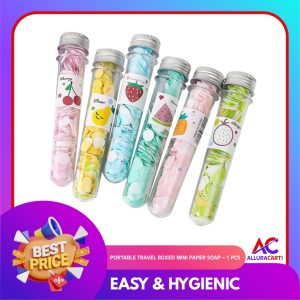 Portable Travel Boxed Mini Paper Soap – 1 pcs | Easy & Hygienic