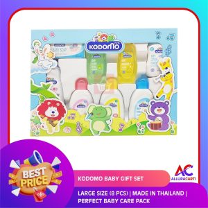 Kodomo Baby Gift Set – Large Size (8 Pcs) | Made in Thailand | Perfect Baby Care Pack