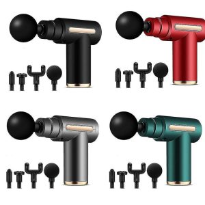 Mini Smart Electric Deep Tissue Massage Gun | High-Speed Muscle Therapy & Pain Relief – USB Rechargeable