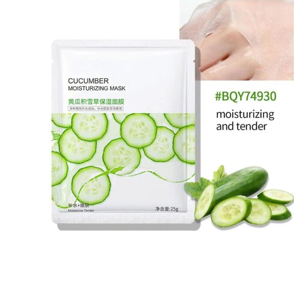 BIOAQUA Cucumber Moisturizing Nourishing Sheet Mask – 25g | Refresh & Hydrate Skin