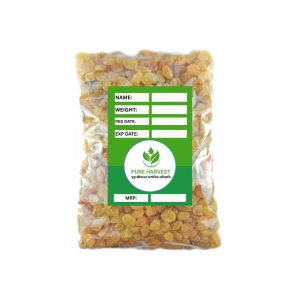 Pure Harvest Kismis Golden Raisin (Seedless) – 1 KG | Premium Quality Dry Fruits