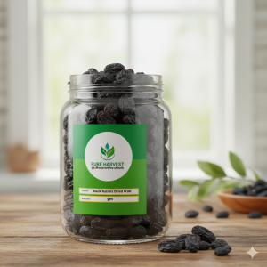 Pure Harvest Black Raisins Dried Fruit (কালো কিসমিস) – 250gm | Premium Quality Dry Fruits