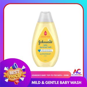 Johnson’s Baby Top-to-Toe Bath – 200ml | Mild & Gentle Baby Wash