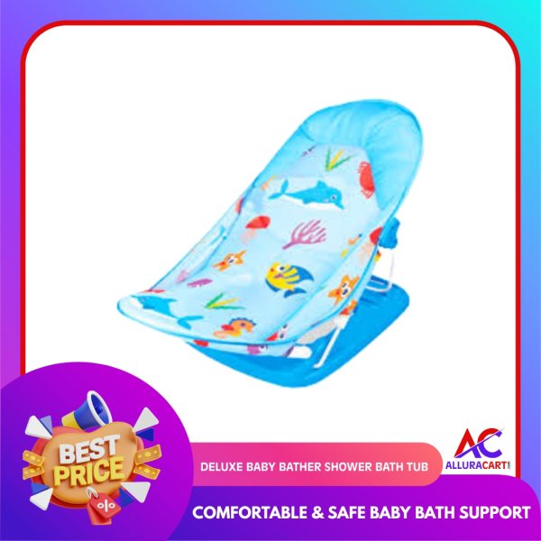 Deluxe Baby Bather Shower Bath Tub | Comfortable & Safe Baby Bath Support