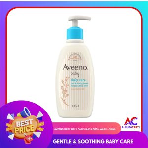Aveeno Baby Daily Care Hair & Body Wash – 300ml | Gentle & Soothing Baby Care