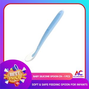 Baby Silicone Spoon CN – 1 Pcs | Soft & Safe Feeding Spoon for Infants
