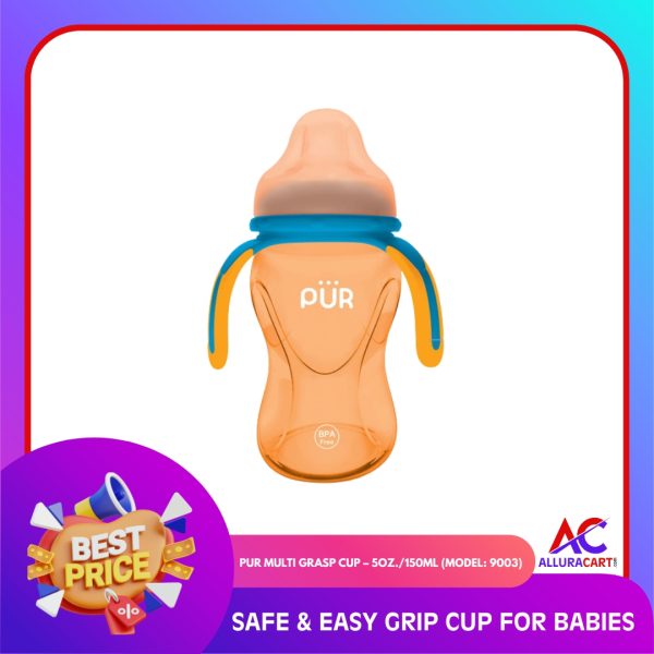 Pur Multi Grasp Cup – 5oz./150ml (Model: 9003) | Safe & Easy Grip Cup for Babies