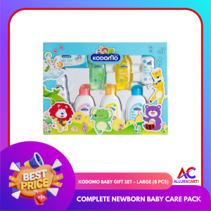 Kodomo Baby Gift Set – Large (8 Pcs) | Complete Newborn Baby Care Pack