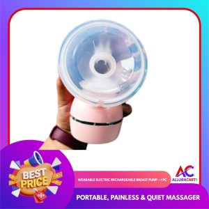 Wearable Electric Rechargeable Breast Pump – 1 Pc | Portable, Painless & Quiet Massager