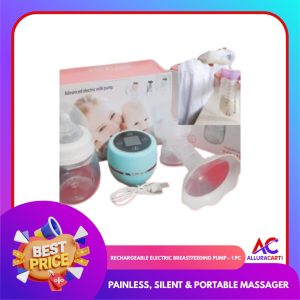 Wearable Electric Rechargeable Breast Pump – 1 Pc | Portable, Painless & Silent Massager