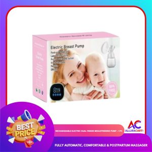 Rechargeable Electric Dual Feeder Breastfeeding Pump – 1 Pc | Fully Automatic, Comfortable & Postpartum Massager