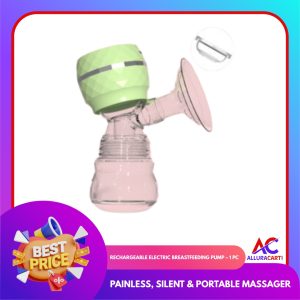 Rechargeable Electric Breastfeeding Pump – 1 Pc | Painless, Silent & Portable Massager