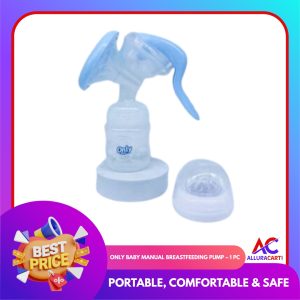Only Baby Manual Breastfeeding Pump – 1 Pc | Portable, Comfortable & Safe