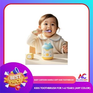 Baby Cartoon Handle Soft Hair Toothbrush – Kids Toothbrush for 1–6 Years (Any Color)
