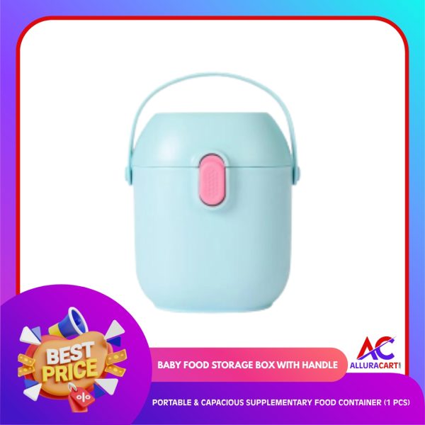 Baby Food Storage Box with Handle – Portable & Capacious Supplementary Food Container (1 Pcs)