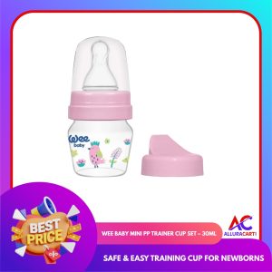 Wee Baby Mini PP Trainer Cup Set – 30ml | Safe & Easy Training Cup for Newborns