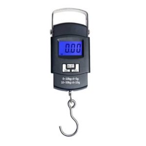 Digital Hanging Weight Scale – Weiheng Electronic Portable LCD Scale with Double Precision Hook for Luggage & Travel